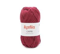 CAPRI de Katia ovillos de 50 gramos y 125 metros. (82203 - Granate)