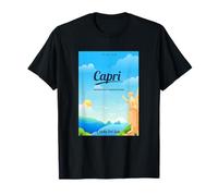 Capri Italia Positano Italia Regalo para Ella Costa Amalfitana Camiseta
