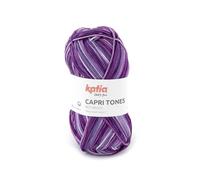 CAPRI TONES de Katia en ovillos de 50 gramos y 125 metros. (302 - Lila-Morado)