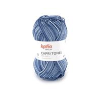 CAPRI TONES de Katia en ovillos de 50 gramos y 125 metros. (303 - Azul)