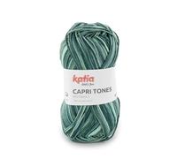 CAPRI TONES de Katia en ovillos de 50 gramos y 125 metros. (304 - Celeste claro-Verde)