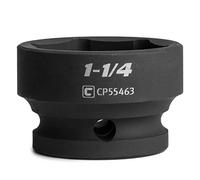 Capri Tools 1-1/4 pulg Casquillo de impacto rechonchado, 1,27 pulg. Unidad, 6 puntos, SAE