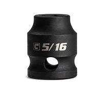 Capri Tools 5/16 pulg. zócalo de impacto rechoncho, 3/8 pulg. Drive, 6 puntos, SAE
