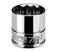 Capri Tools 7/8 pulg. Enchufe poco profundo, 3/8 pulgadas. Drive, 12 puntos, SAE