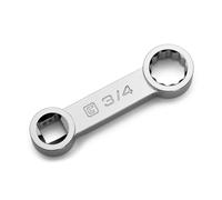 Capri Tools Adaptador de par de torsión de 1/2 pulg de accionamiento de 3/4 pulgadas, extremo de caja de 12 puntos