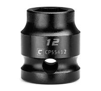Capri Tools Enchufe de impacto grueso de 12 mm, 1/2 pulgada, 6 puntos, métrico, CP55412
