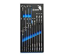 Capri Tools Juego de llaves de extremo abierto superfinas (juego maestro), CP11850-14MST