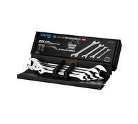 Capri Tools Juego de llaves de extremo abierto superfinas, SAE, 1/4 a 3/4 pulgadas, 4 piezas