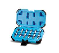 Capri Tools Juego de llaves de vaso universales de 1/4", 5-15 mm, 12 piezas