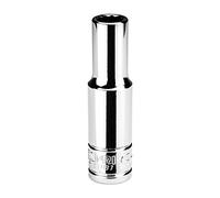 Capri Tools Llave de vaso de 9 mm de profundidad, unidad de 3/8 pulgadas, 12 puntos, métrico