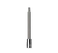 Capri Tools Llave de vaso larga T27 Star Bit de 1/4 pulgadas