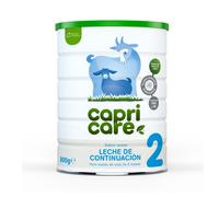 Capricare 2 Leche de Cabra en Polvo - Fórmula de Continuación para Bebés a partir de 6 Meses - Suave para la Digestión - Sin Aceite de Palma, con DHA, Vitaminas y Minerales - 800 g