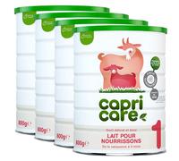 CapriCare Leche de Cabra 1.ª Edad 800 g - Paquete de 4