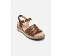 CAPRICE Damen 9-28711-44, Sandalias con cuña Mujer, Cognac Nappa, 41 EU