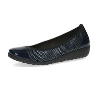 CAPRICE 9-22103-41, Tacón de cuña de bailarinas para Mujer, Azul (Ocean Comb), 38 EU