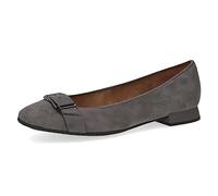 CAPRICE 9-22105-41, Bailarinas con tiras para Mujer, Gris (Dk Grey Suede), 38 EU