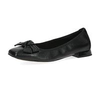CAPRICE Mujer 9-22105-42, Zapatos Tipo Ballet, Piel Negra, 39 EU