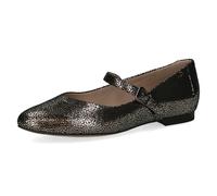 CAPRICE 9-22112-44 - Bailarinas para Mujer, Color Negro y Dorado, Talla 39 EU, Negro y Dorado., 39 EU