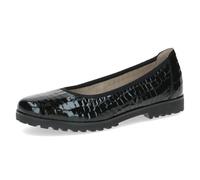 CAPRICE 9-22151-45 - Bailarinas para Mujer, diseño de cocodrilo, Talla 42 EU, Black Croco, 42 EU