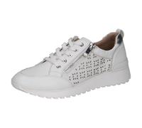 CAPRICE 9-23501-46 - Zapatillas Deportivas para Mujer, Color Blanco/Plateado, Talla 41 EU