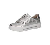 CAPRICE 9-23719-44 - Zapatillas Deportivas para Mujer, Color Plateado y Metal, Talla 40,5 EU, Metal Plateado, 40.5 EU