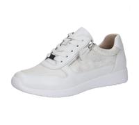 CAPRICE 9-23767-46 - Zapatillas Deportivas para Mujer, Color Blanco/Plateado, Talla 42 EU