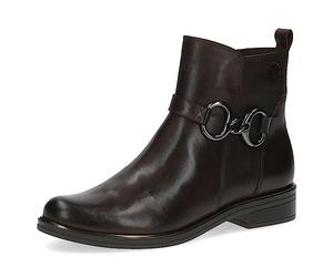 CAPRICE 9-25300-41, Botines planos con cordones para Mujer, Marrón (Dk Brown Nappa), 38.5 EU