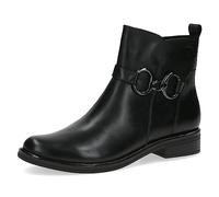 CAPRICE 9-25300-41, Botines planos con cordones para Mujer, Negro (Black Nappa), 42 EU