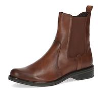 CAPRICE 9-25304-41, Botines planos con cordones para Mujer, Marrón (Cognac Nappa), 40 EU