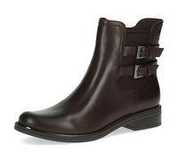 CAPRICE 9-25309-41, Botines planos con cordones para Mujer, Marrón (Dk Brown Nappa), 37.5 EU