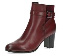 CAPRICE 9-25327-41, Botines de tacón con Cordones Mujer, Red Silver, 41 EU