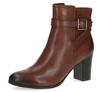 CAPRICE 9-25327-41, Botines de tacón con cordones para Mujer, Marrón (Cognac Comb), 38.5 EU