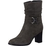 CAPRICE 9-25328-41, Botines de tacón con cordones para Mujer, Gris (Stone Suede), 36 EU
