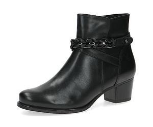 CAPRICE 9-25336-41, Botines de tacón con cordones para Mujer, Negro (Black Nappa), 38 EU