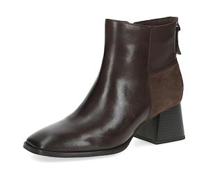 CAPRICE 9-25343-41, Botines de tacón con cordones para Mujer, Marrón (Dk Brown Comb), 40 EU