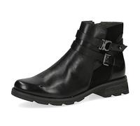 CAPRICE 9-25429-41, Botines planos con cordones para Mujer, Negro (Black Comb), 36 EU