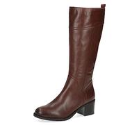 CAPRICE 9-25500-41, Botas tacón para Mujer, Marrón (Cognac Nappa), 37 EU