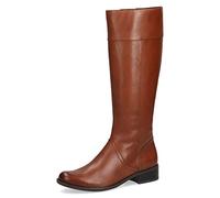 CAPRICE 9-25511-41, Botas planas para Mujer, Marrón (Cognac Nappa), 38 EU