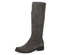 CAPRICE 9-25512-41, Botas planas para Mujer, Gris (Dk Grey Str.), 38.5 EU