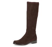 CAPRICE 9-25512-41, Botas planas para Mujer, Marrón (Dk Brn Stretch), 36 EU