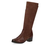 CAPRICE 9-25517-41, Botas tacón para Mujer, Marrón (Cognac Comb), 36 EU