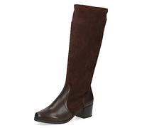 CAPRICE 9-25517-41, Botas tacón para Mujer, Marrón (Dk Brown Comb), 36 EU