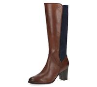CAPRICE 9-25519-41, Botas tacón para Mujer, Marrón (Cognac/Ocean), 37 EU
