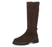 CAPRICE 9-25607-41, Botas planas para Mujer, Marrón (Dk Brn Stretch), 37 EU