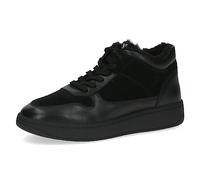 CAPRICE 9-26106-41, Botines planos con cordones con forro cálido para Mujer, Negro (Black Comb), 38 EU
