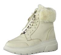 CAPRICE 9-26220-41, Botines planos con cordones con forro cálido para Mujer, Marfil (Offwhite Soft), 39 EU