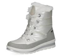 CAPRICE 9-26226-41, Botines planos con cordones con forro cálido para Mujer, Marfil (Pearl Comb), 39 EU