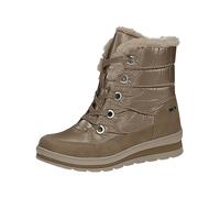 CAPRICE 9-26226-41, Botines planos con cordones con forro cálido para Mujer, Marrón (Mud Comb), 38 EU