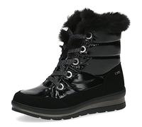 CAPRICE 9-26226-41, Botines planos con cordones con forro cálido para Mujer, Negro (Black Comb), 37 EU