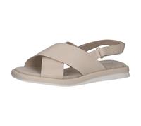CAPRICE 9-28102-42, Sandalias Planas Mujer, Perlato Crema, 42 EU
